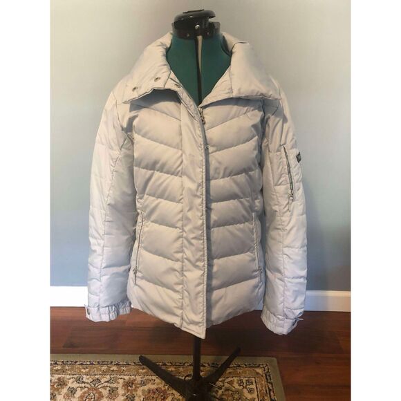 Bogner Fire + Ice Powder Blue Saelly Quilted Down Jacket/Coat, size M - Picture 2 of 9